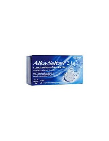 ALKA-SELTZER 2,1 G 20 COMPRIMIDOS...