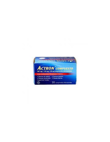 ACTRON COMPUESTO 267 MG/133 MG/40 MG...