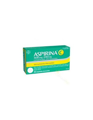 ASPIRINA C 400 MG/240 MG 10...