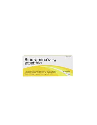 BIODRAMINA 50 MG 4 COMPRIMIDOS