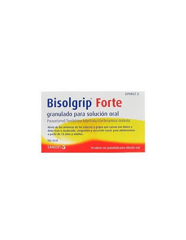 BISOLGRIP FORTE 10 SOBRES GRANULADO...