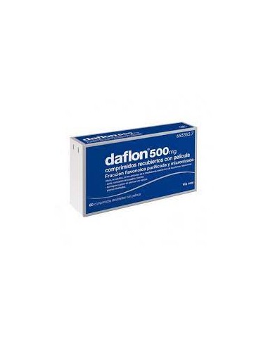 DAFLON 500 MG 60 COMPRIMIDOS RECUBIERTOS