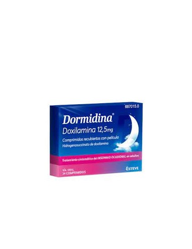 DORMIDINA 12,5 MG 14 COMPRIMIDOS...