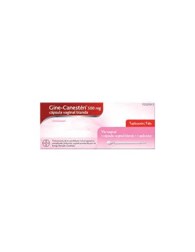 GINE-CANESTEN 500 MG 1 CAPSULA...