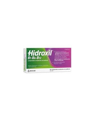 HIDROXIL B1-B6-B12 30 COMPRIMIDOS...