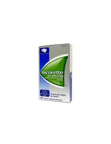 NICORETTE ICE MINT 4 MG 30 CHICLES...