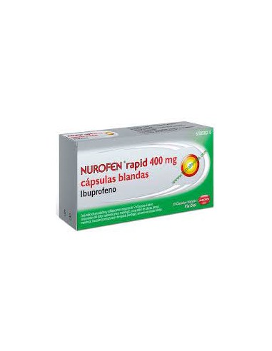 NUROFEN RAPID 400 MG 10 CAPSULAS BLANDAS