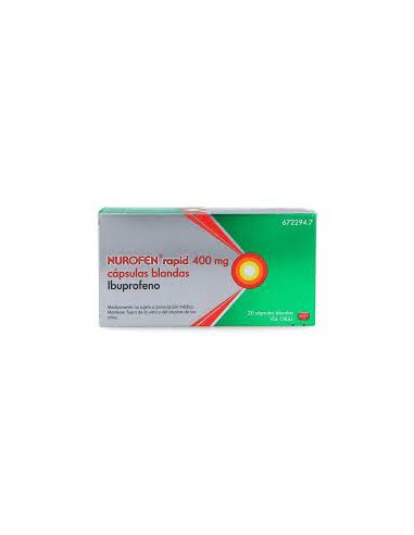 NUROFEN RAPID 400 MG 20 CAPSULAS BLANDAS