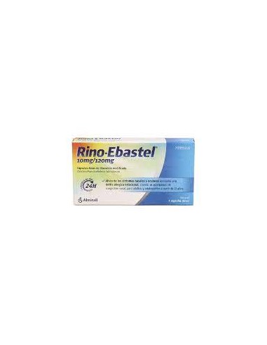 RINO-EBASTEL 10 MG/120 MG 7 CAPSULAS...