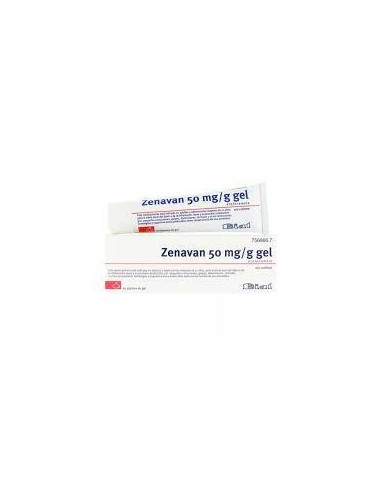 ZENAVAN 50 MG/G GEL CUTANEO 1 TUBO 60 G