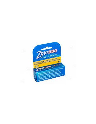 ZOVIDUO 50 MG/G + 10 MG/G CREMA 1...