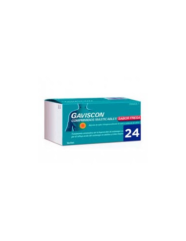 GAVISCON 24 COMPRIMIDOS MASTICABLES...