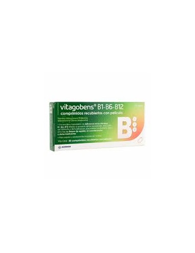 VITAGOBENS B1 B6 B12 30 COMPRIMIDOS...